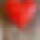 Thumbnail: Red glossy ceramic heart balloon sculpture handmade for wall installation