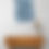 Thumbnail: Azure Rhapsody, Clay-infused fabric sculpture, for wall installation