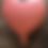 Thumbnail: Pink glossy ceramic heart balloon sculpture handmade for wall insta