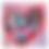 Thumbnail: Reut Harel: Xoxo - Giclee print on canvas. 39.3/39.3”