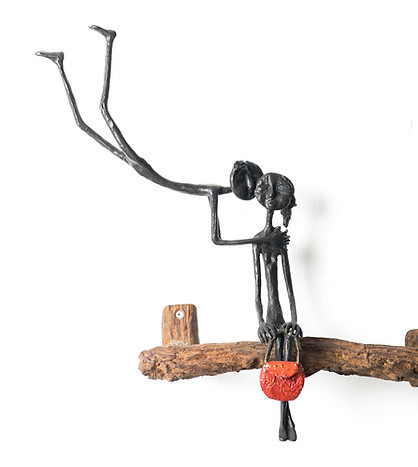 Ruth Bloch, 2 people on wood