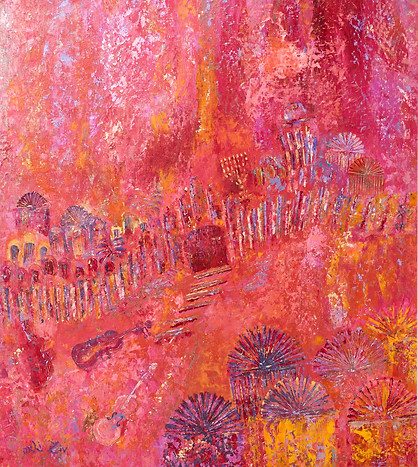 Orli Ziv, Jerusalem pink atmosphere, spirituality